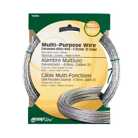 Hillman Wire Galv 20Ga 100' 122063